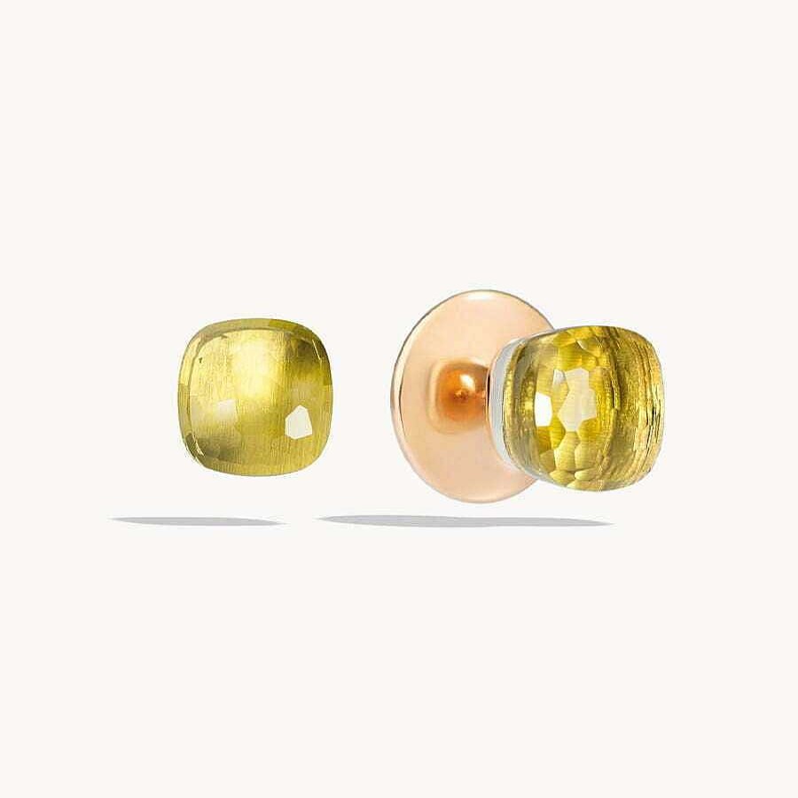 Joyas Pomellato | Pendientes Pomellato Nudo Oro Rosa Y Amarillo