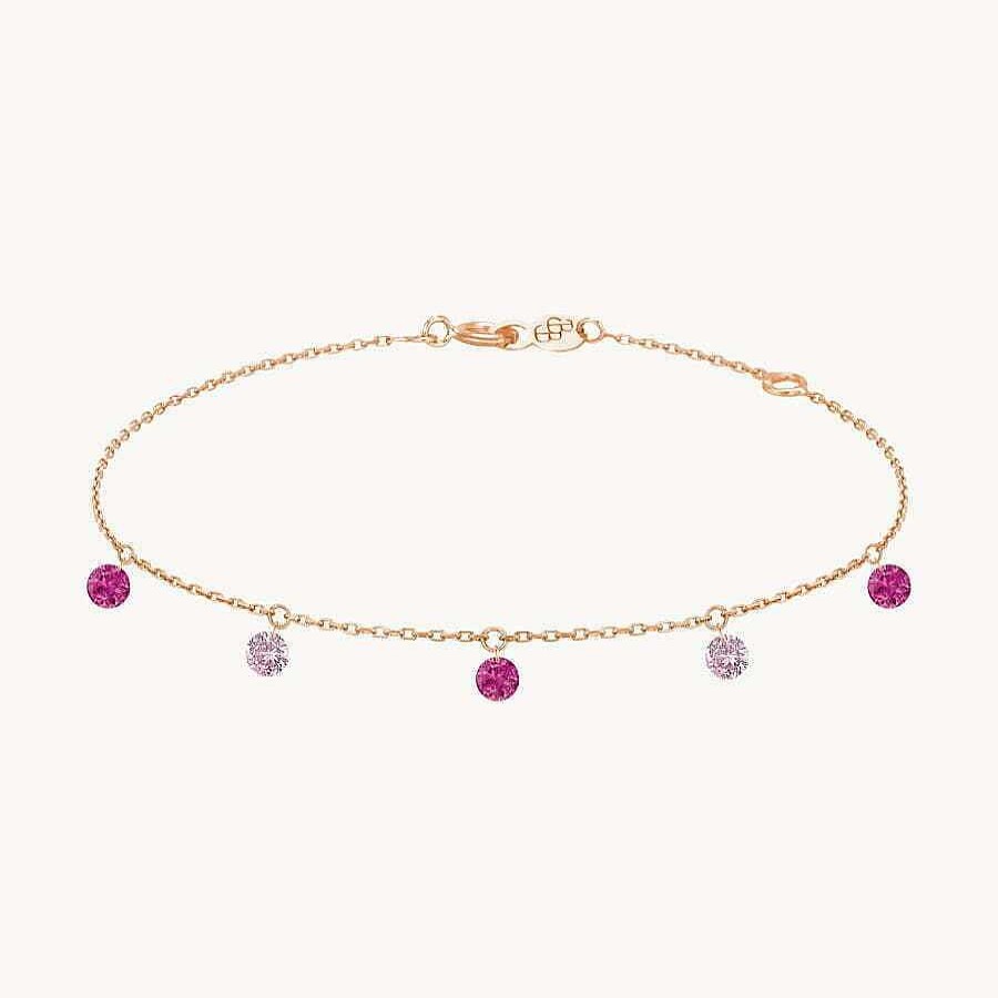 Joyas La brune & la blonde | Pulsera La Brune & La Blonde Confetti Rosa