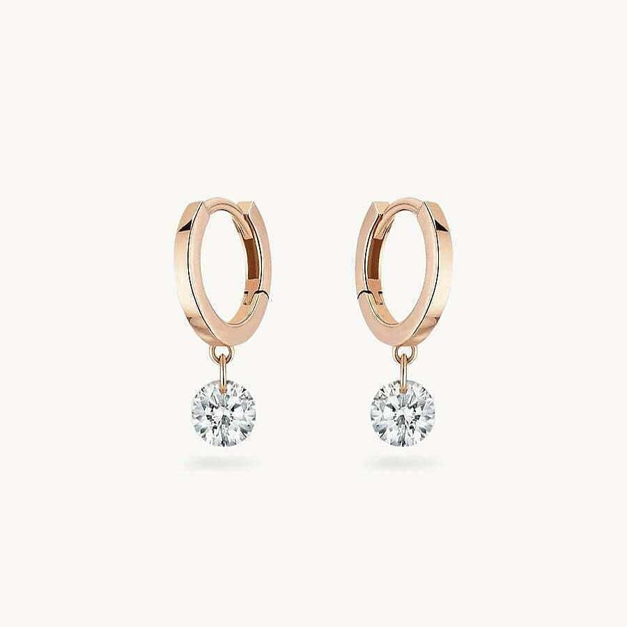 Joyas La brune & la blonde | Pendientes La Brune & La Blonde Criollas 360 Diamante 0,07K