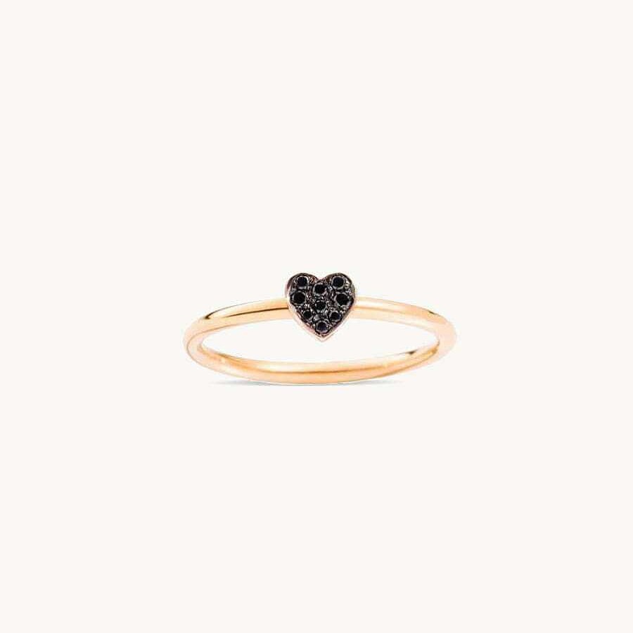 Joyas Dodo | Anillo Dodo Coraz N Oro Rosa Y Diamantes