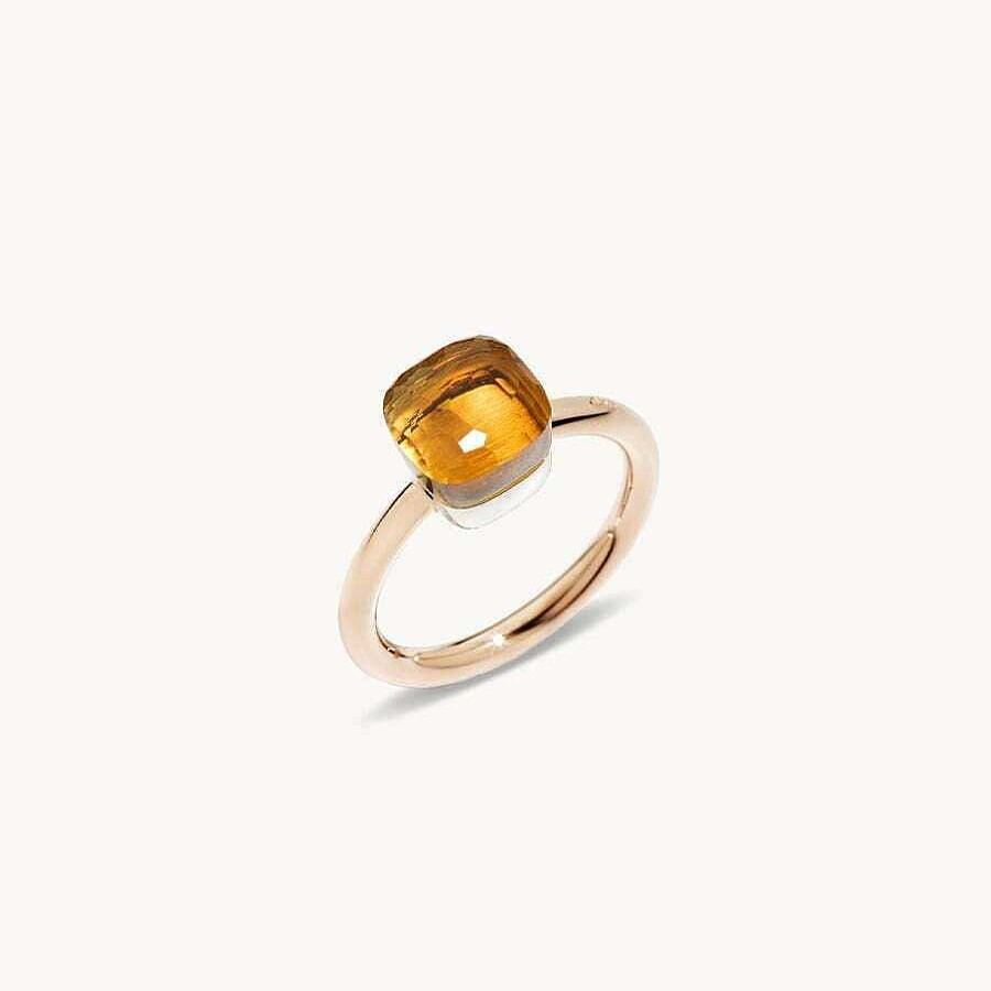 Joyas Pomellato | Anillo Pomellato Nudo Petit Cuarzo Citrino