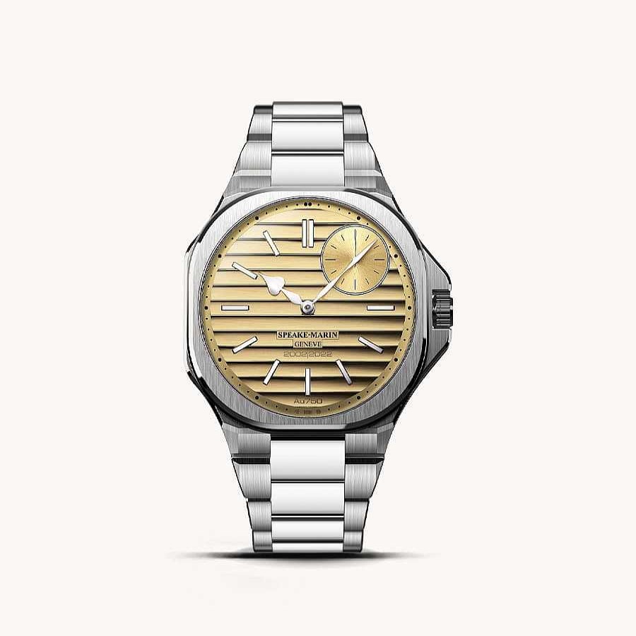 Relojes Speake Marin | Reloj Speake-Marin Ripples Gold 40.3 Mm