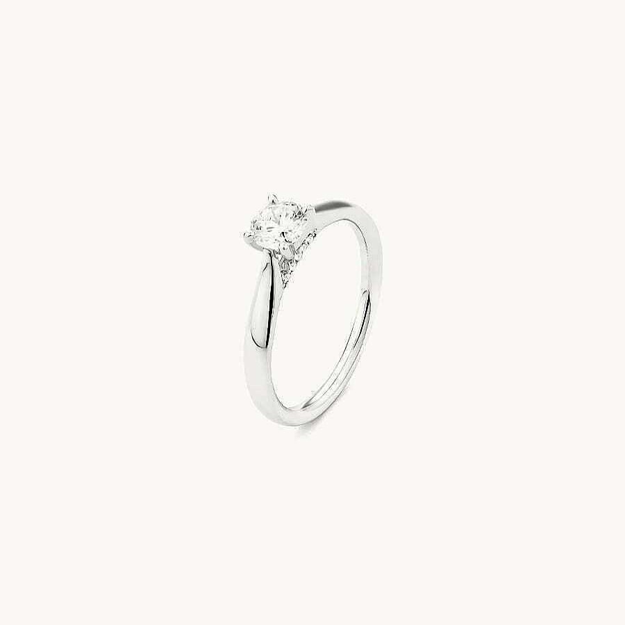 Joyas Jael | Anillo Jael Solitario Diamante 0,27 Kt