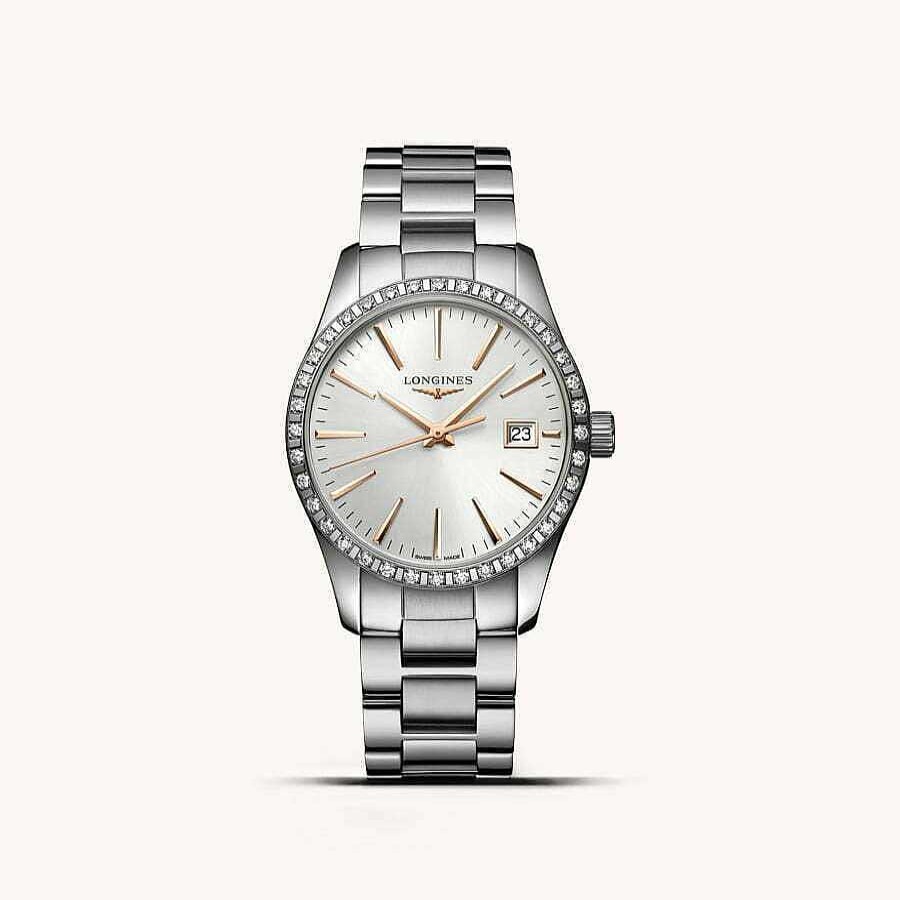 Relojes Longines | Reloj Logines Conquest Classic Acero Y Diamantes