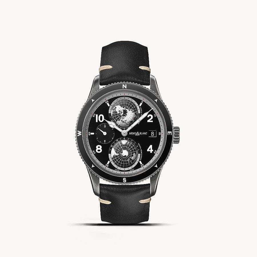 Relojes Montblanc | Reloj Montblanc 1858 Geosphere Edici N Limitada Ultrablack 42 Mm 858 Piezas