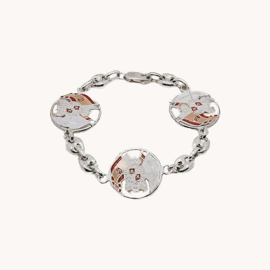 Joyas Jael | Pulsera Jael Arsenal 3 Escudos