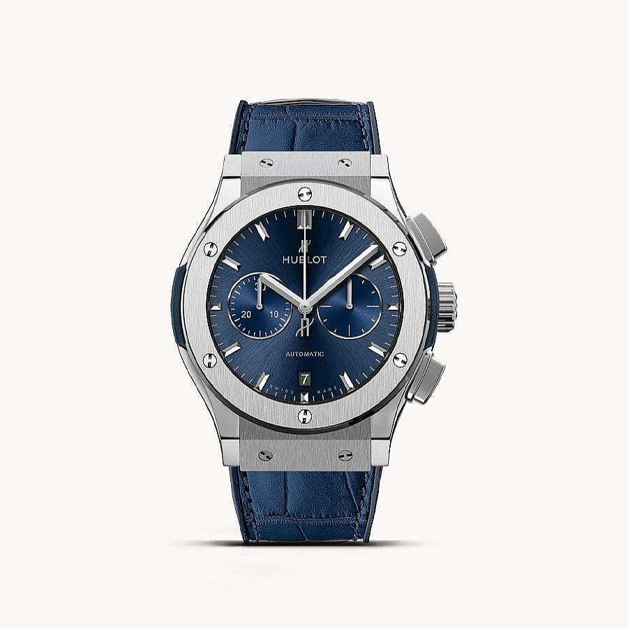 Relojes Hublot | Reloj Hublot Classic Fusion Blue Chronograph Titanium 42 Mm