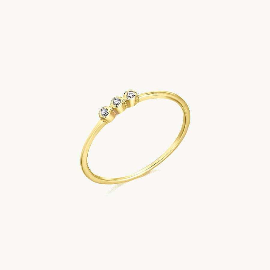 Joyas Lecarré | Anillo Lecarr Chatones Oro