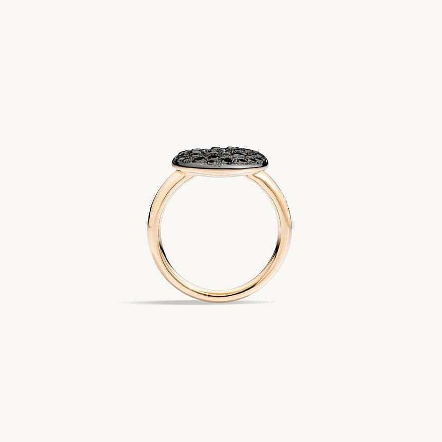 Joyas Pomellato | Anillo Pomellato Sabbia Diamantes Negros 0,60 Kt