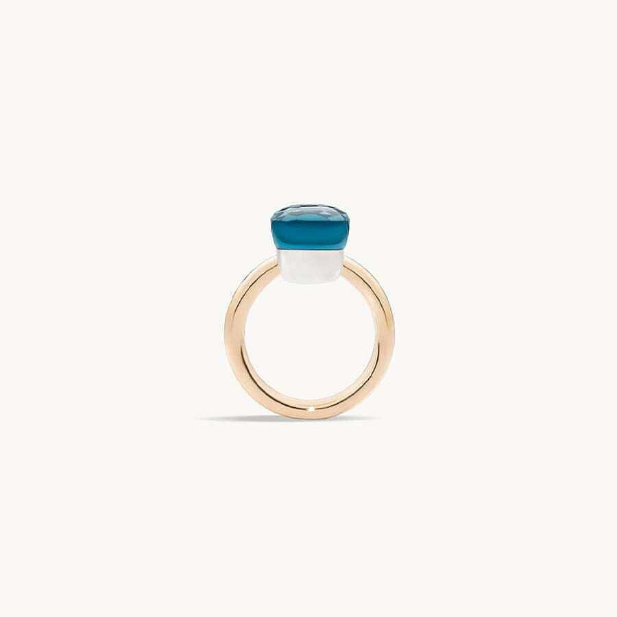 Joyas Pomellato | Anillo Pomellato Nudo Classic Topacio Azul