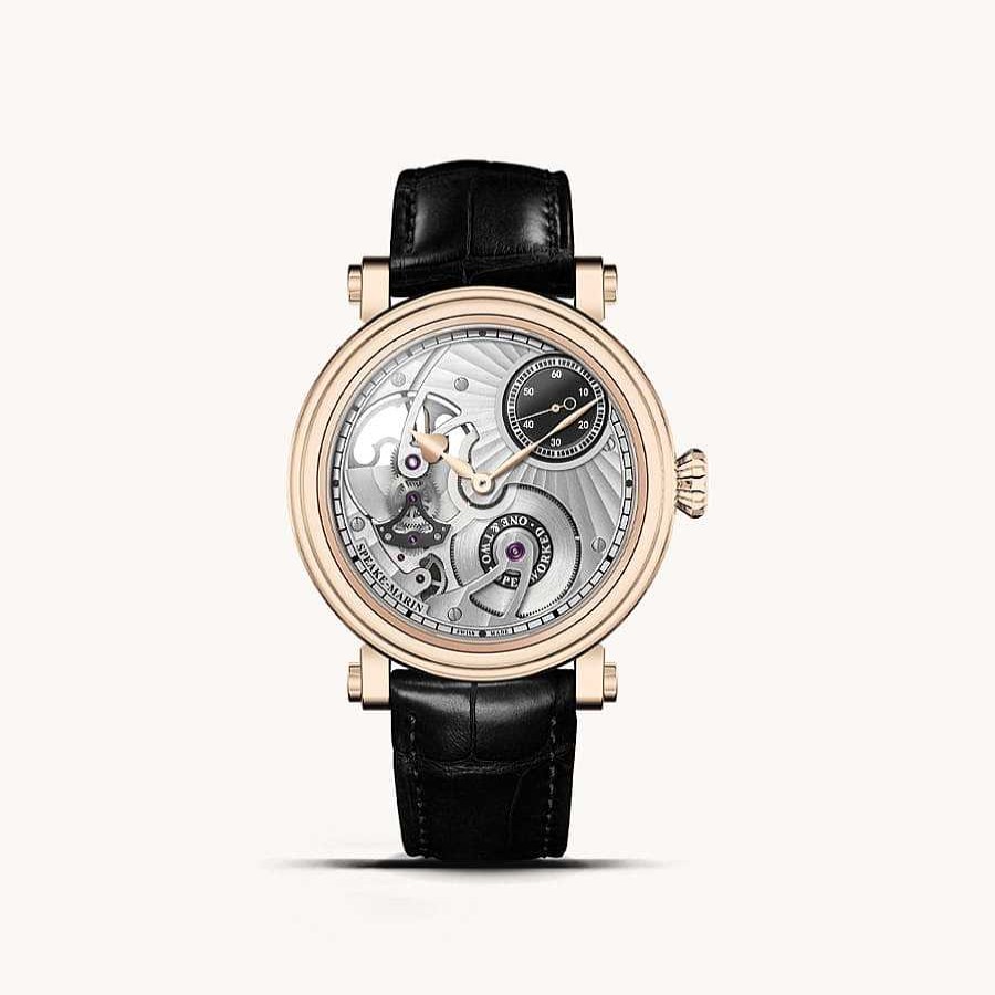 Relojes Speake Marin | Reloj Speake-Marin Openworked Red Gold 42 Mm