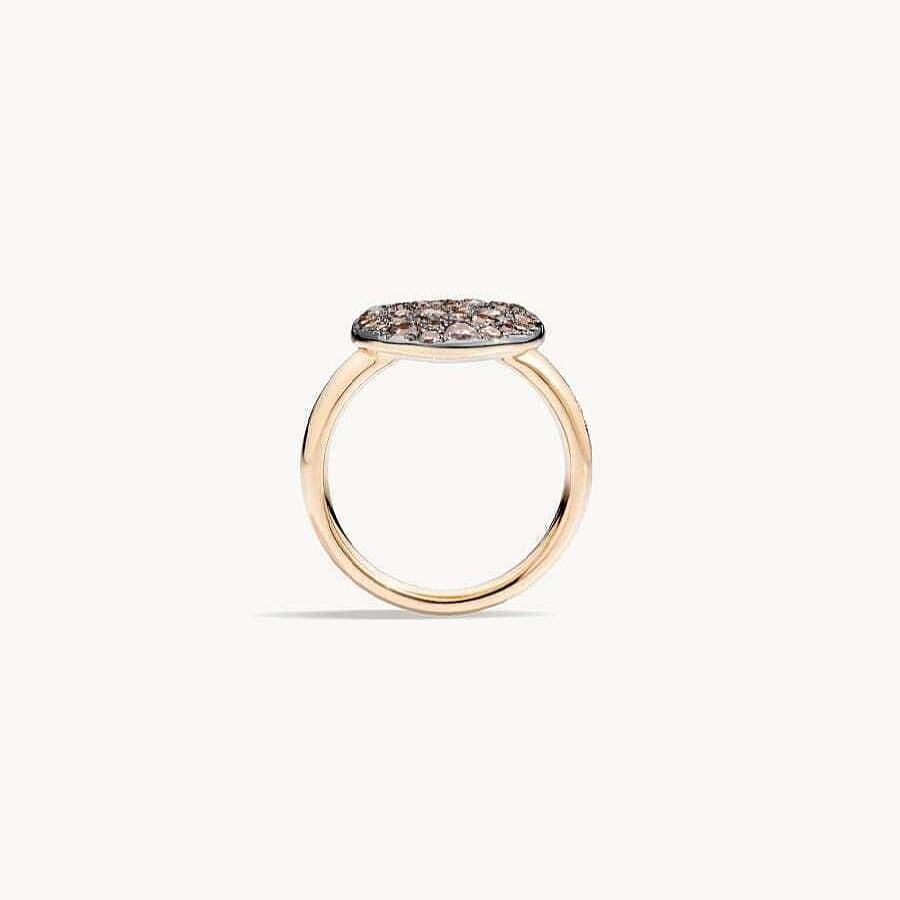 Joyas Pomellato | Anillo Pomellato Sabbia Diamantes Marrones 0,68 Kt