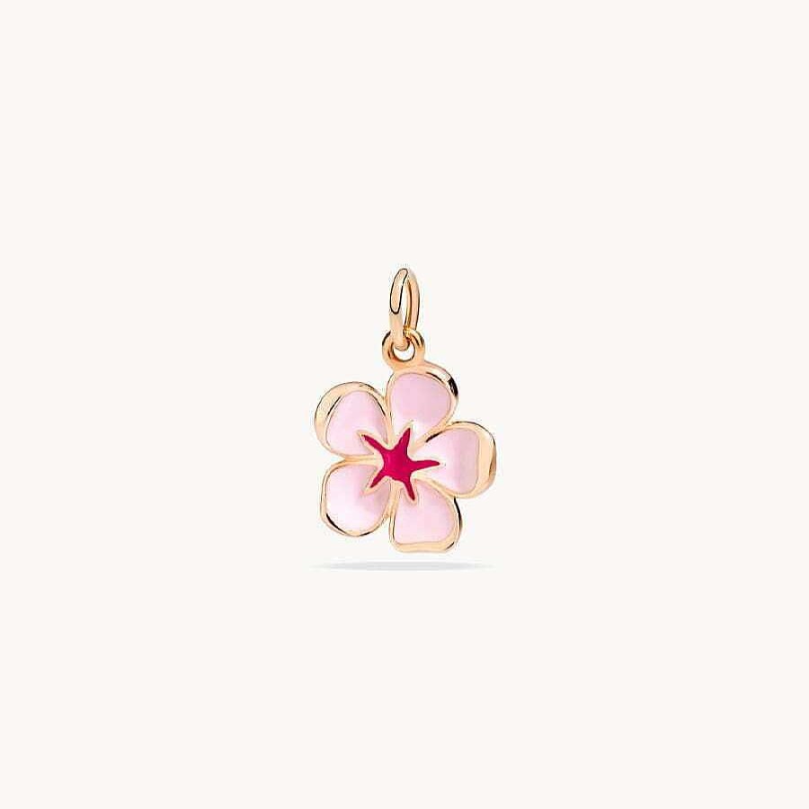 Joyas Dodo | Colgante Dodo Flor De Cerezo Fondo Rosa