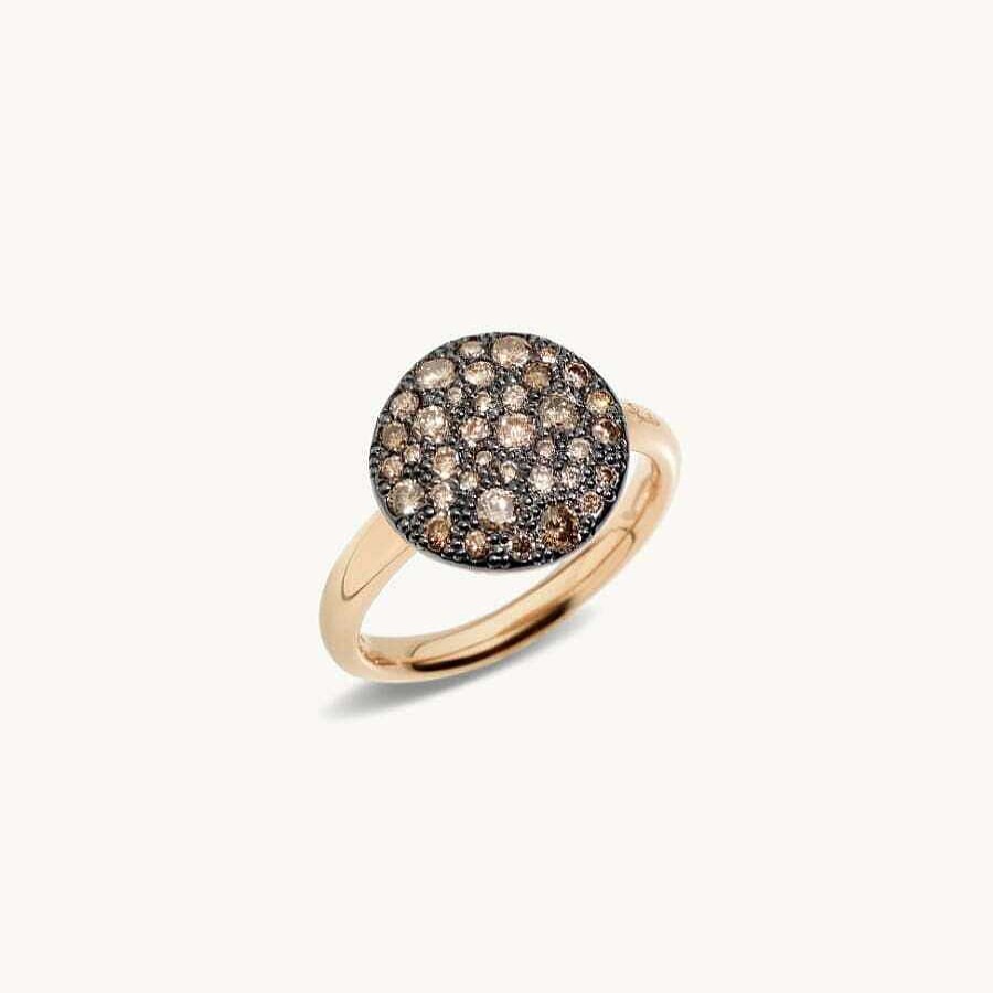 Joyas Pomellato | Anillo Pomellato Sabbia Diamantes Marrones 0,68 Kt