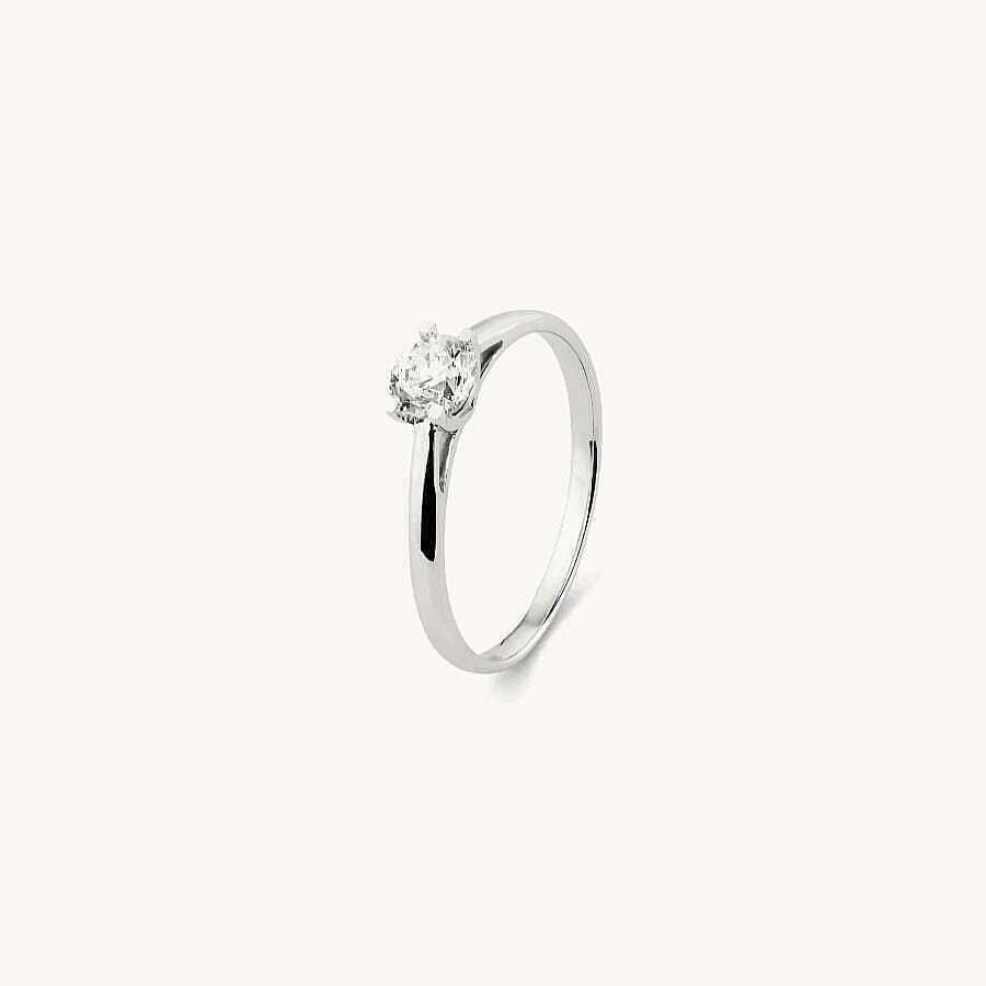 Joyas Jael | Anillo Jael Solitario Diamante 0,10 Kt